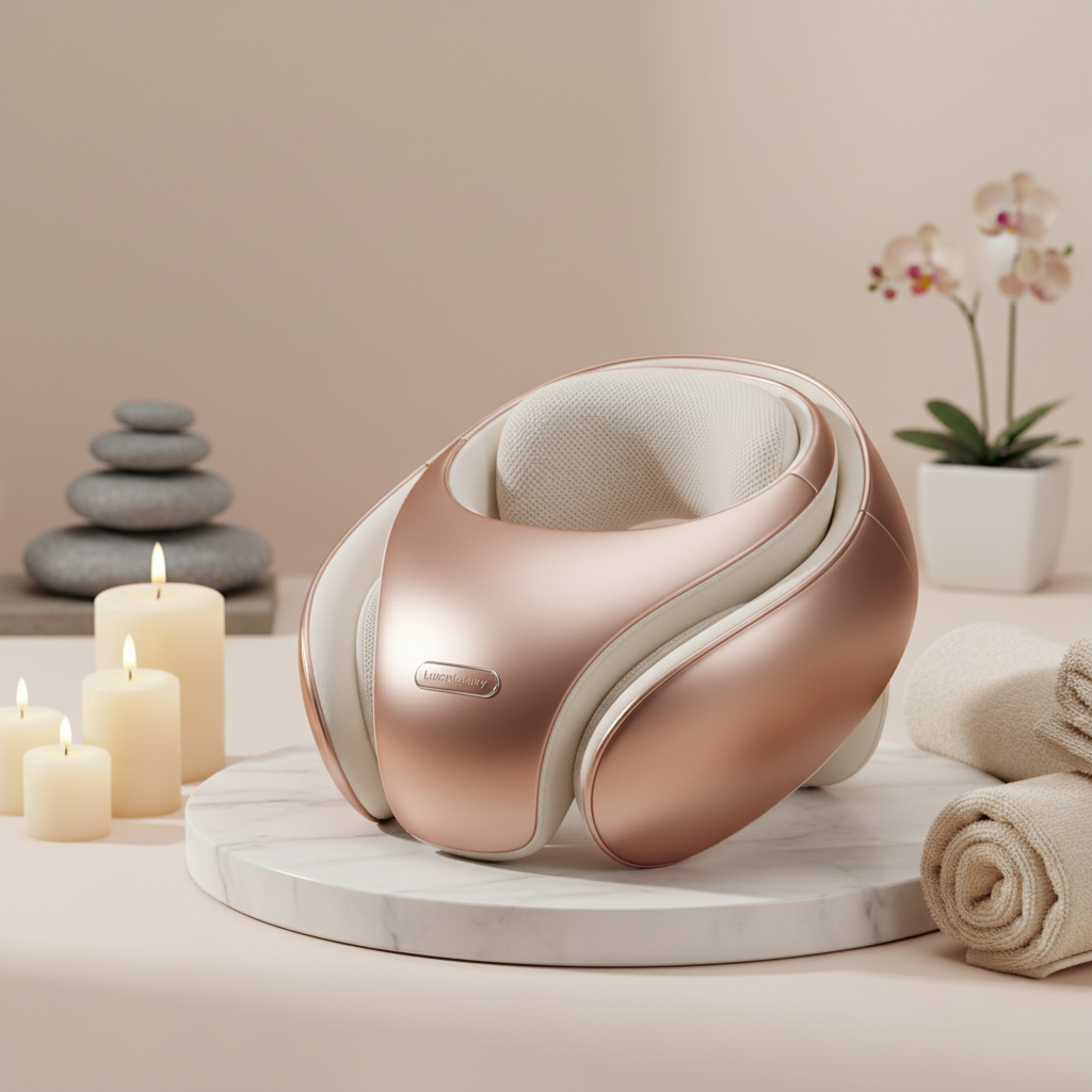 Rechargeable Shoulder Neck Massager with Heat Therapy