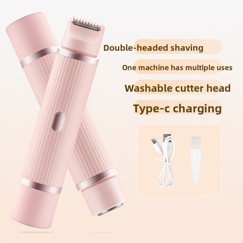 Electric Hair Removal Epilator with Dual Heads