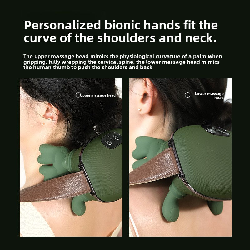 Rechargeable Shoulder Neck Massager with Heat Therapy