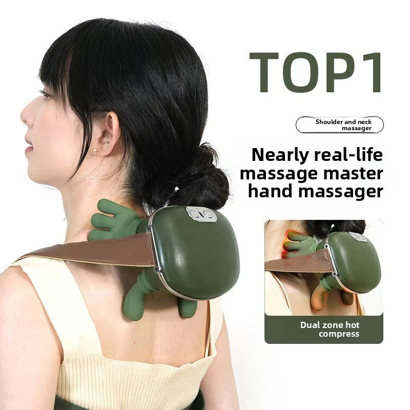 Rechargeable Shoulder Neck Massager with Heat Therapy