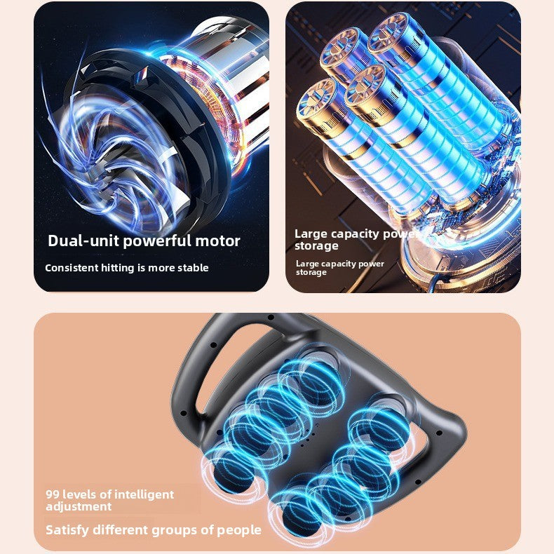 Professional Multi-Head Massage Gun