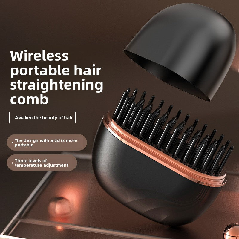 Wireless Hair Straightener with Ceramic Plates