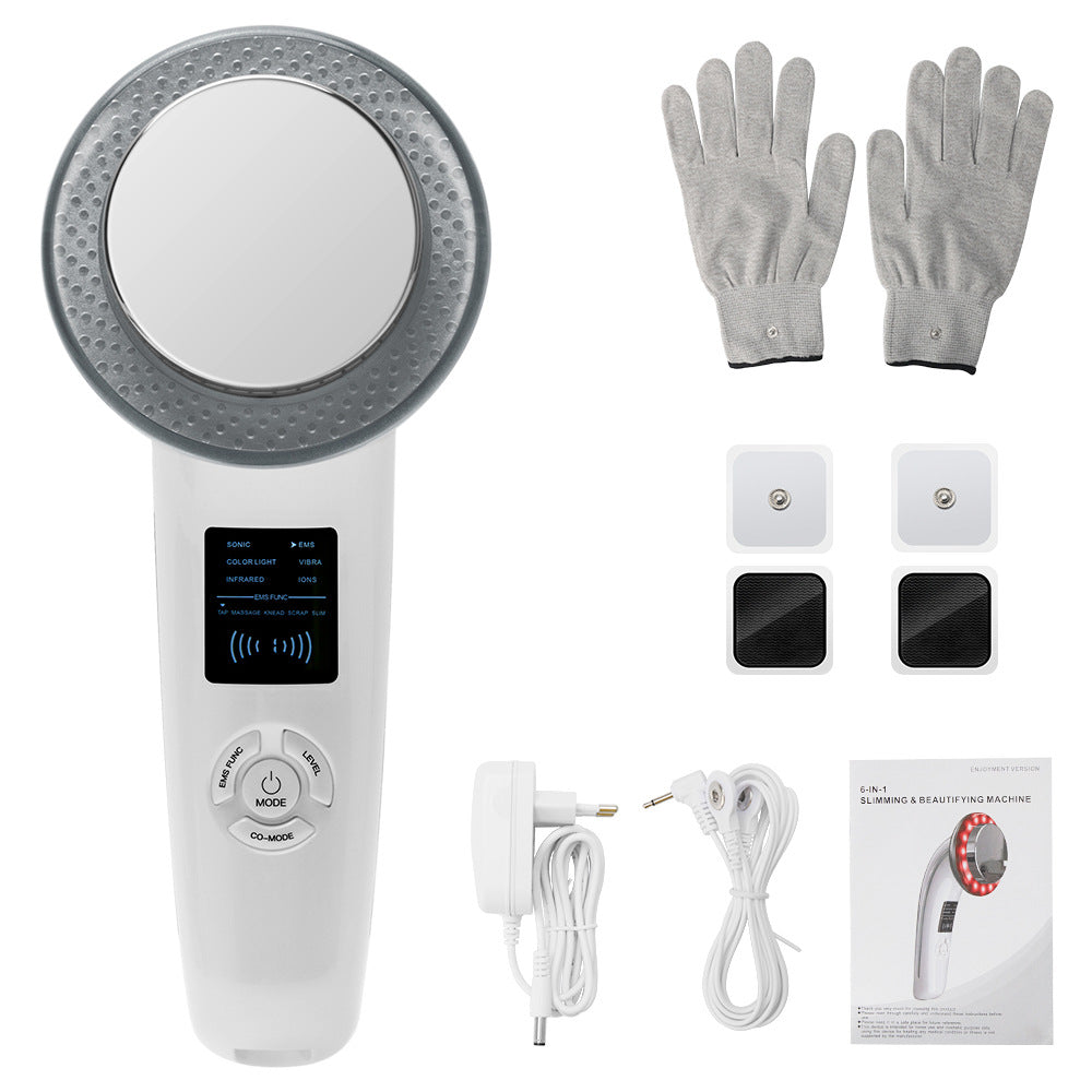 Ultrasonic Six-in-One Slimming and Skin Care Device