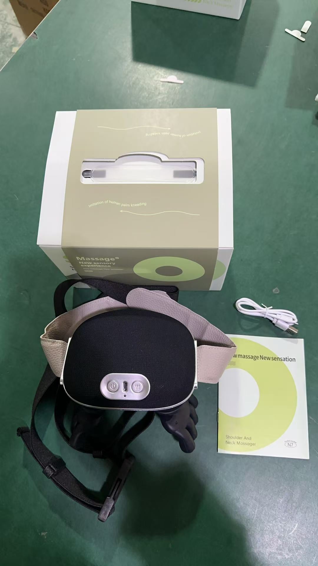 Rechargeable Shoulder Neck Massager with Heat Therapy